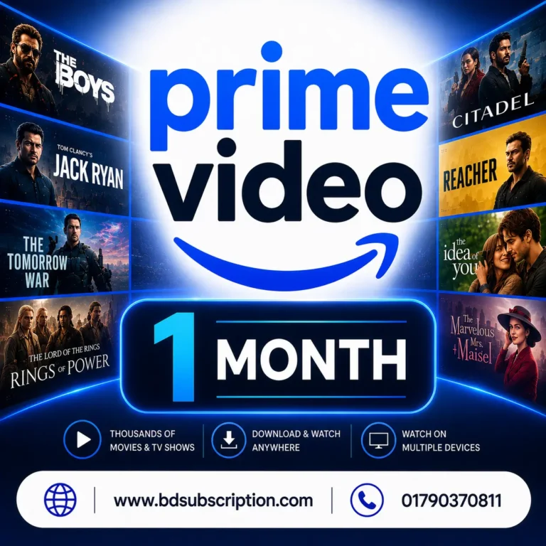 Amazon Prime Video Subscription Price in Bangladesh - BD Subscription