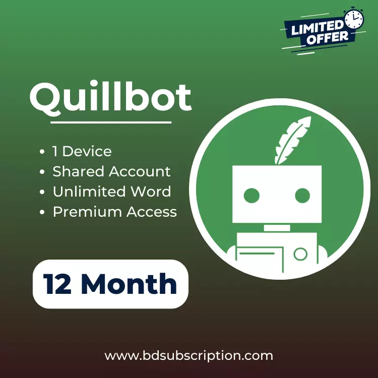 Quillbot Premium Subscription 75% Off - BUY NOW - Bangladesh Price