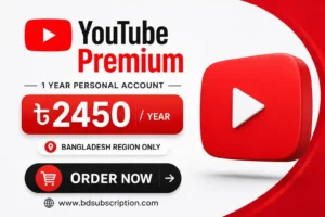 Youtube premium personal account subscription in bangladesh - lowest price in bd. 
