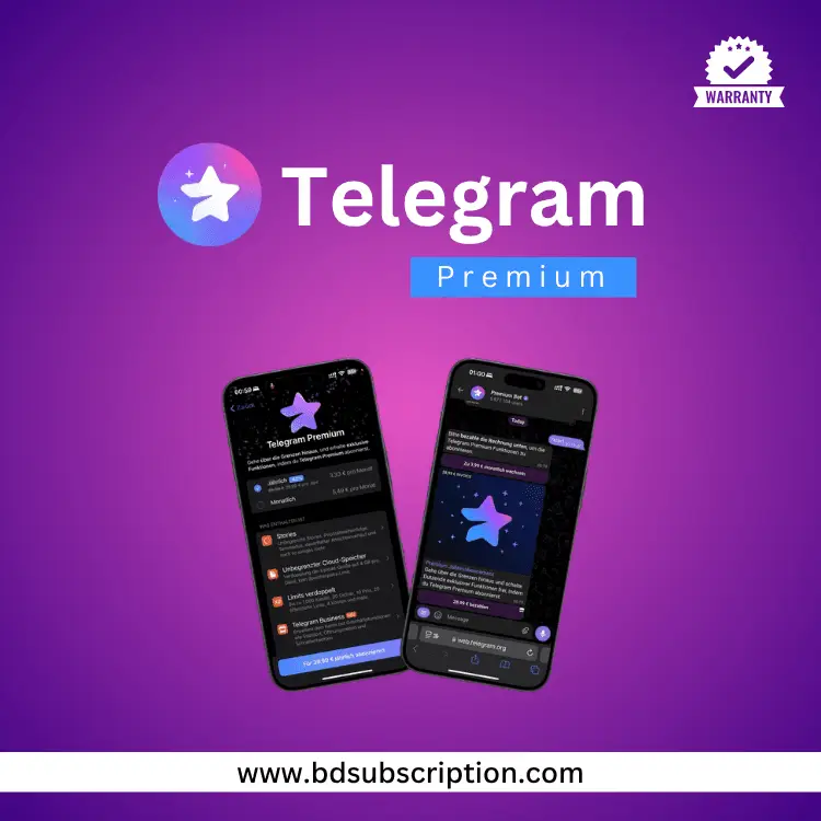 Buy Telegram Premium in Bangladesh from BD Subscription with bKash, Nagad payment