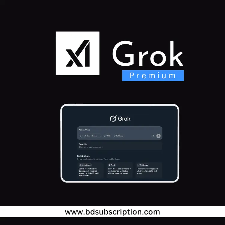Buy Grok AI subscription in Bangladesh with local payment bKash, Nagad, Rocket