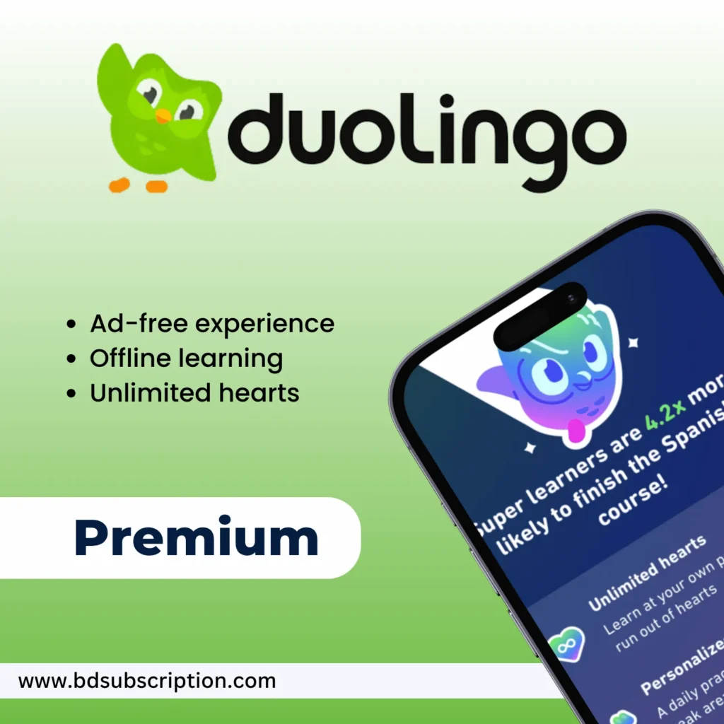 Duolingo Super Subscription Price in Bangladesh BD Subscription Home