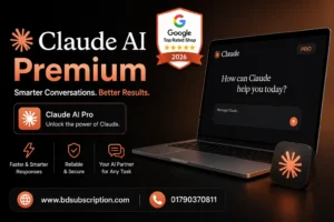 Claude AI Pro & Max Subscription Bangladesh