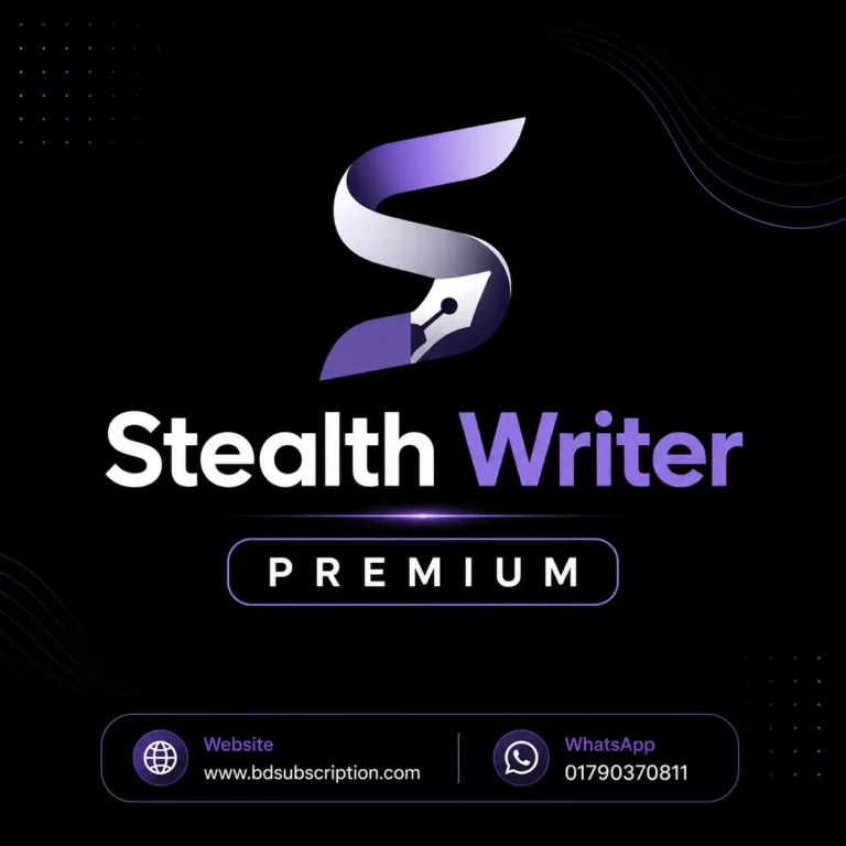 StealthWriter AI Subscription Bangladesh – Official Personal Account BD