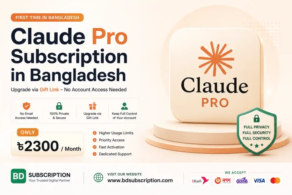 Claude Ai Pro Price in Bangladesh - Bd subscription