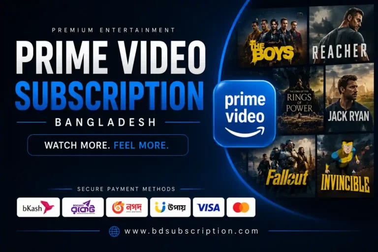 Prime Video Subscription Bangladesh - Lowest price in bd