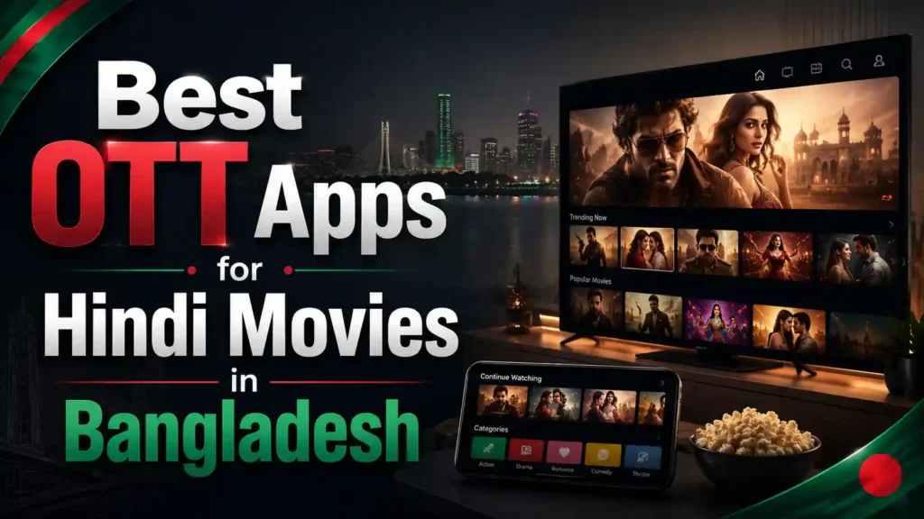 Best OTT apps for Hindi movies in Bangladesh comparison