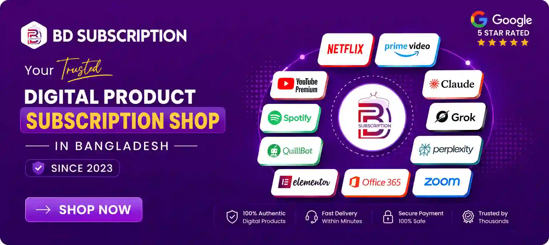 BD Subscription - Digital Product Subscription shop in Bangladesh