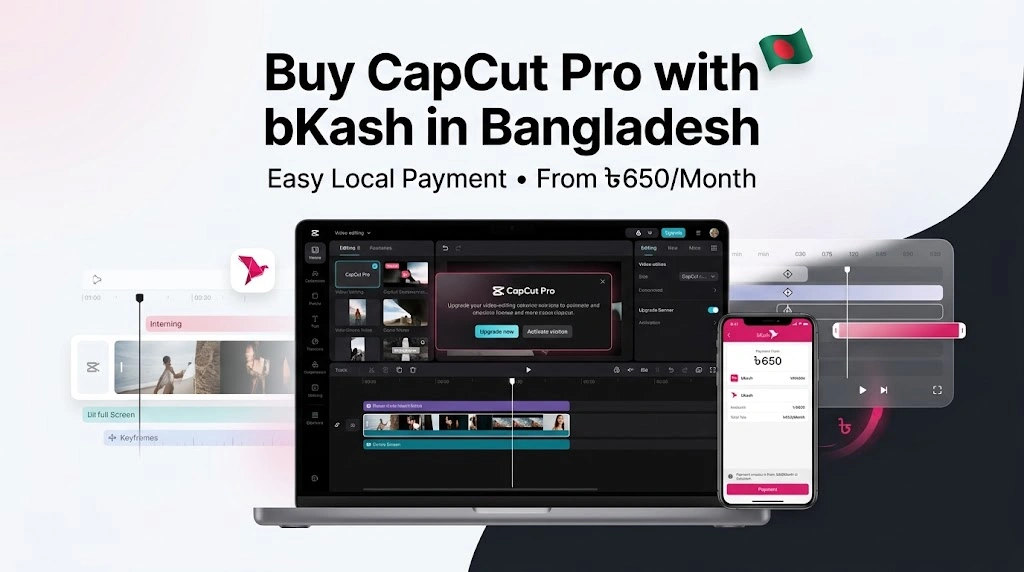 How to Buy CapCut Pro in Bangladesh with bKash (2026)