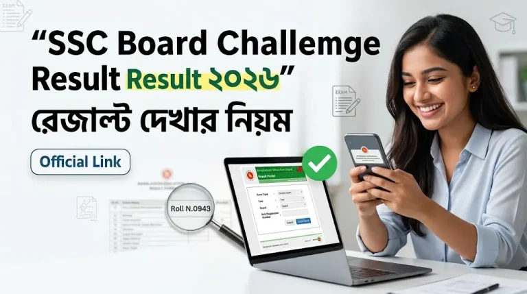 Home 125 SSC Board Challenge Result 2026 দেখার নিয়ম ও Official Link